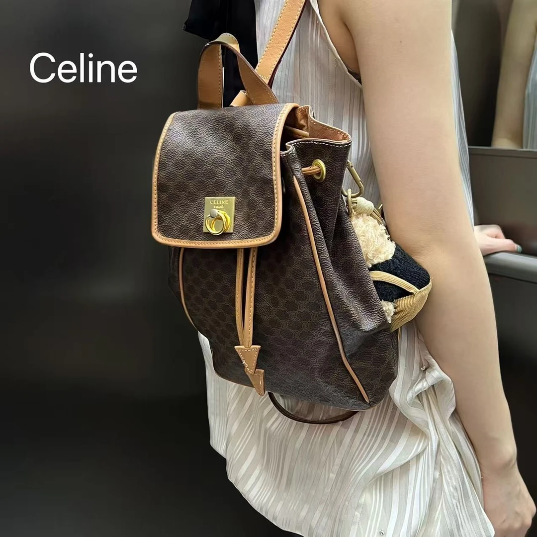 95新 Celine/思琳 K509老花双肩经典时尚百搭
