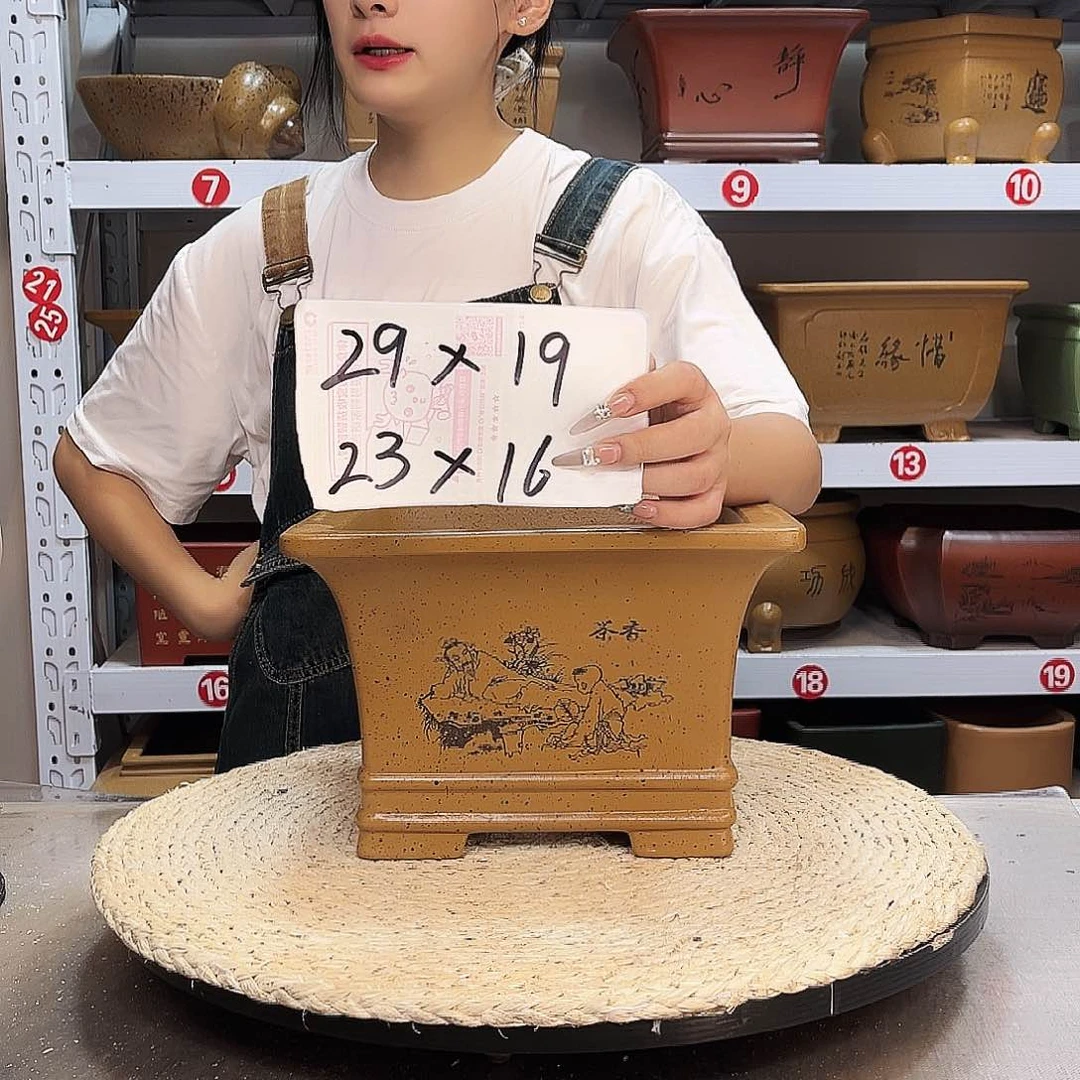 紫砂花盆紫砂花盆