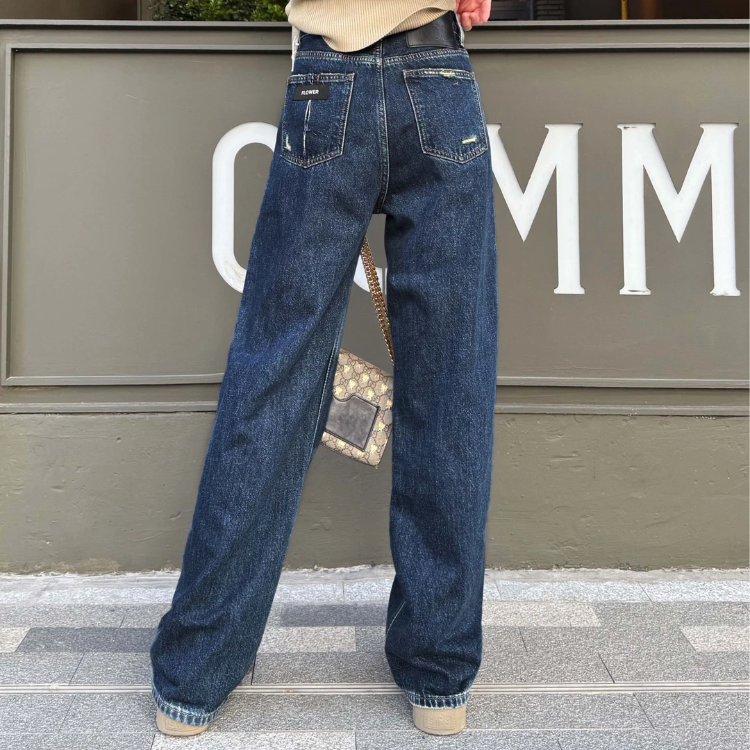 京17【G01-G50】时尚休闲显瘦中高腰牛仔裤（实物以直播间为准）