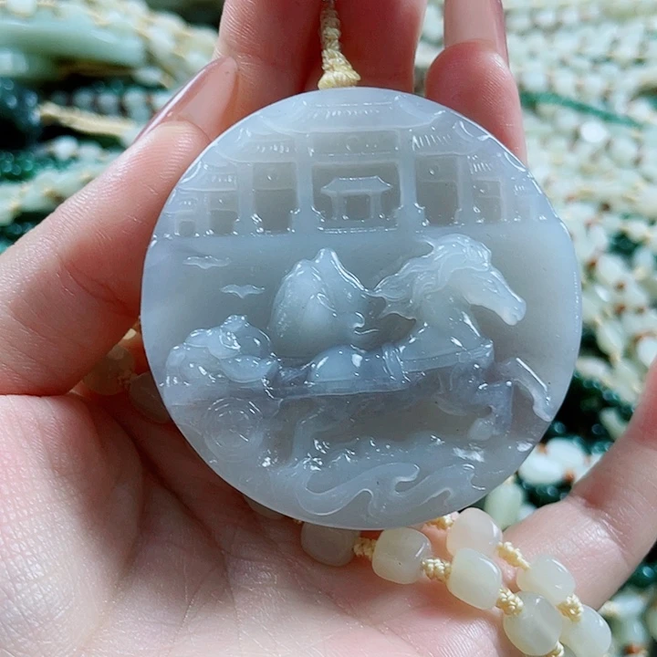 颈饰未镶嵌和田玉
