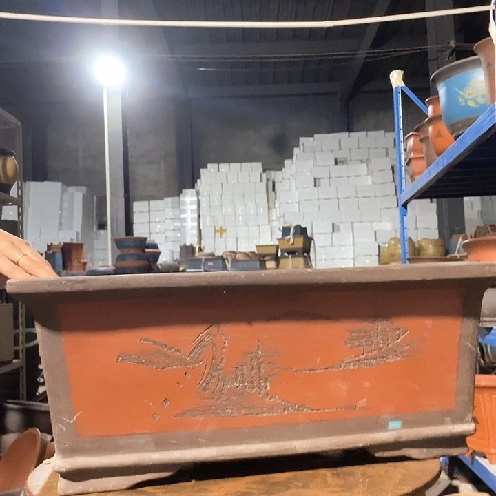 新品52红马槽花盆花盆