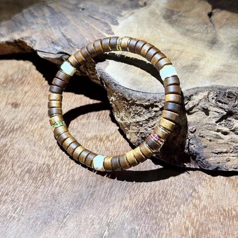 增香沉香木QL207三生三世三牙开泰精品文玩（无礼盒）