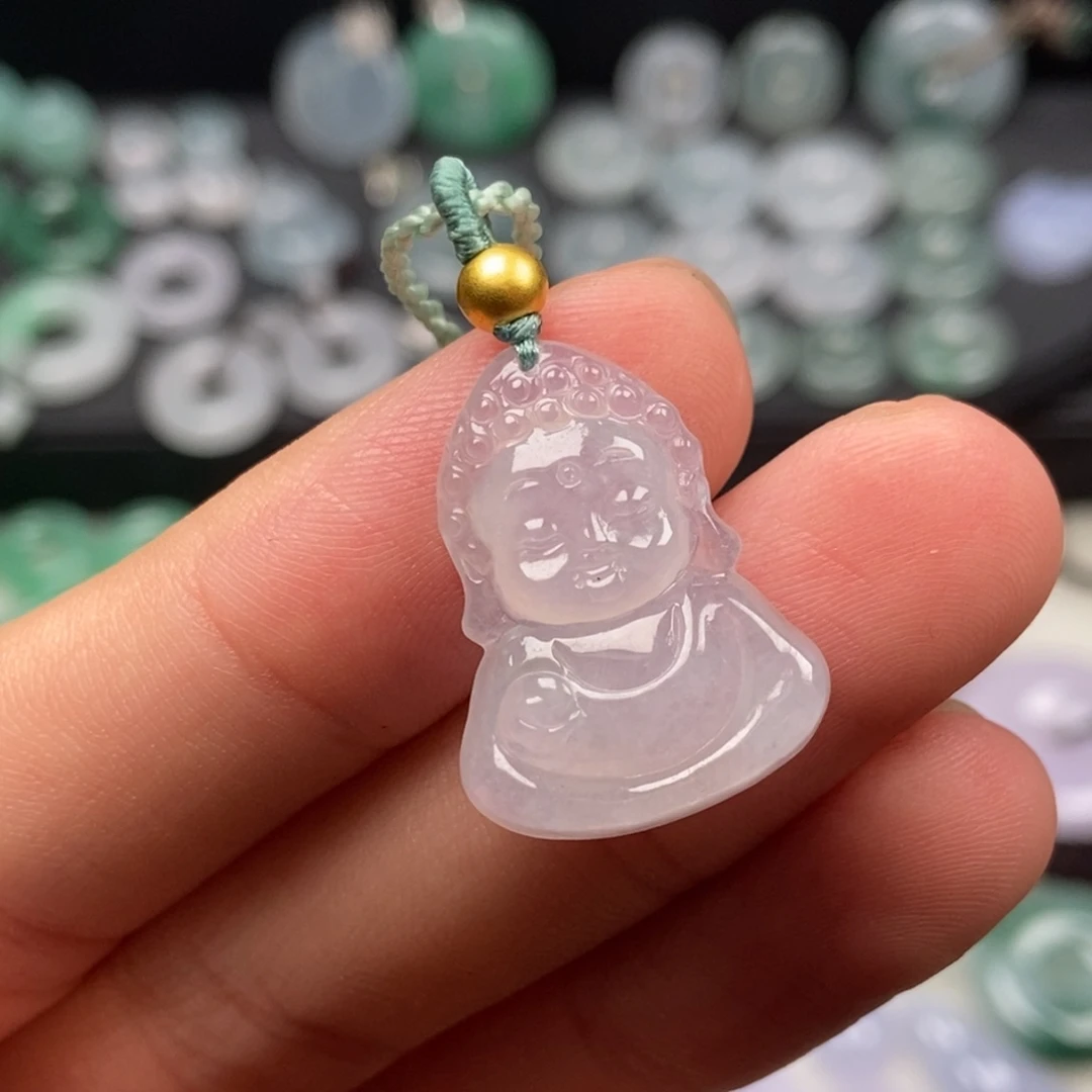 颈饰未镶嵌翡翠宝宝佛