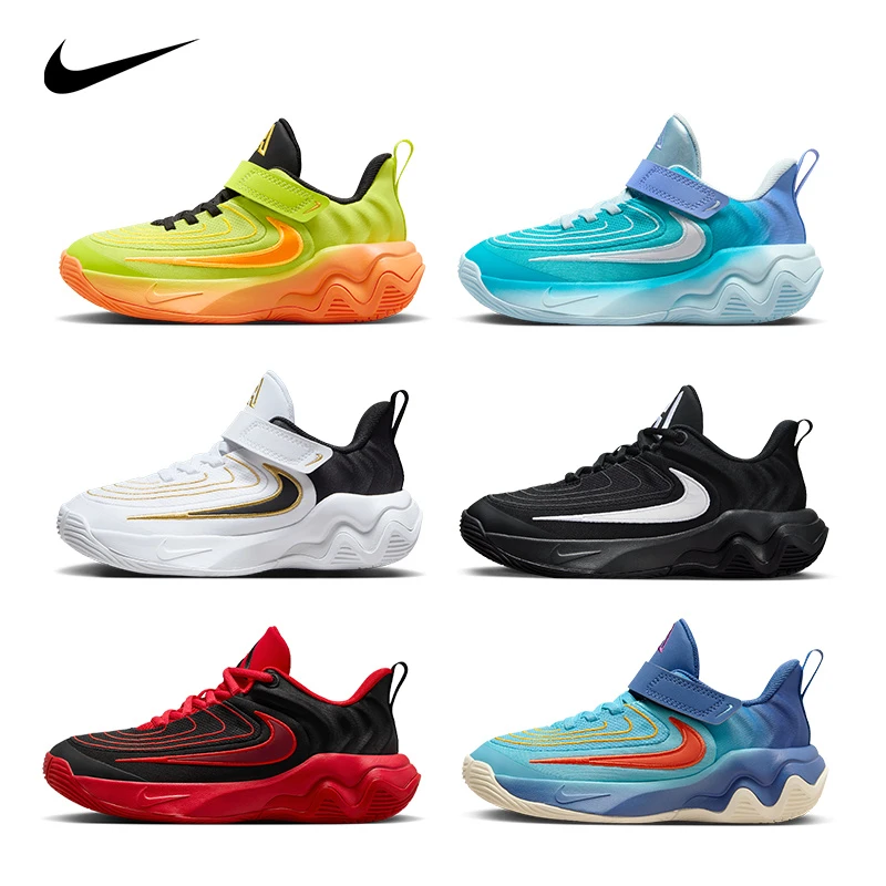 Nike耐克儿童男女多色复古运动鞋篮球鞋FZ6733