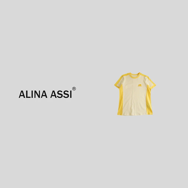 【糯米姐】2025春夏新款百搭简约显瘦女短袖上衣F0011