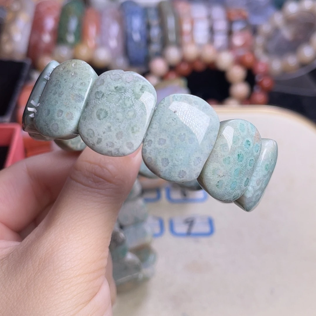 未镶嵌手镯硅化玉