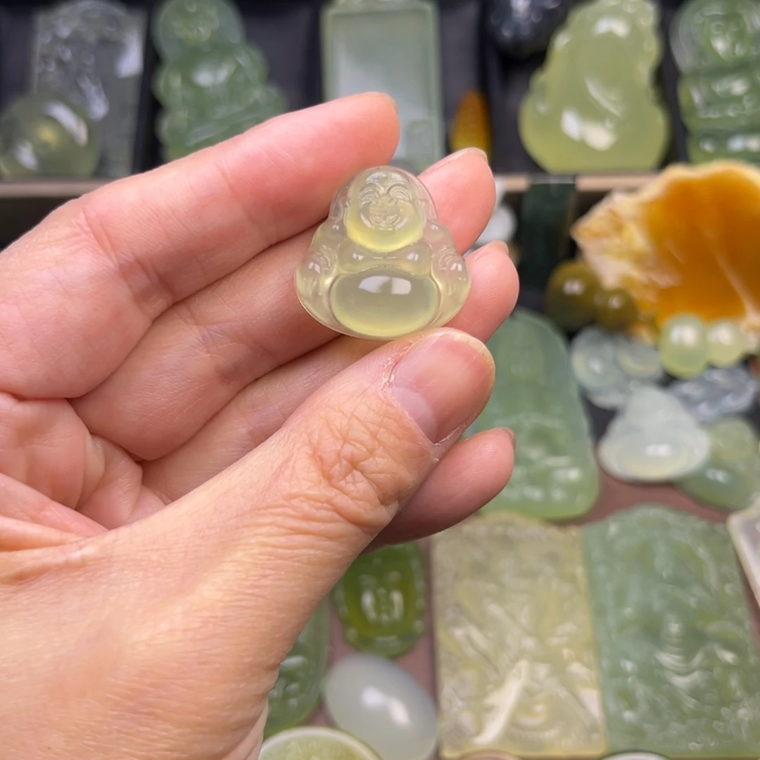 蛇纹石玉未镶嵌吊坠(不含链)