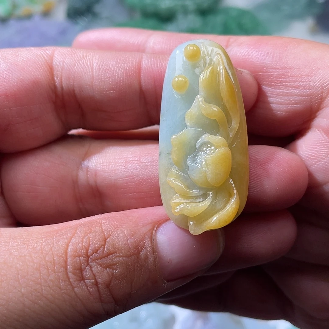 颈饰未镶嵌翡翠翡玉缘翡翠