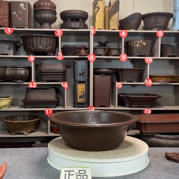 宜兴紫砂花盆精品