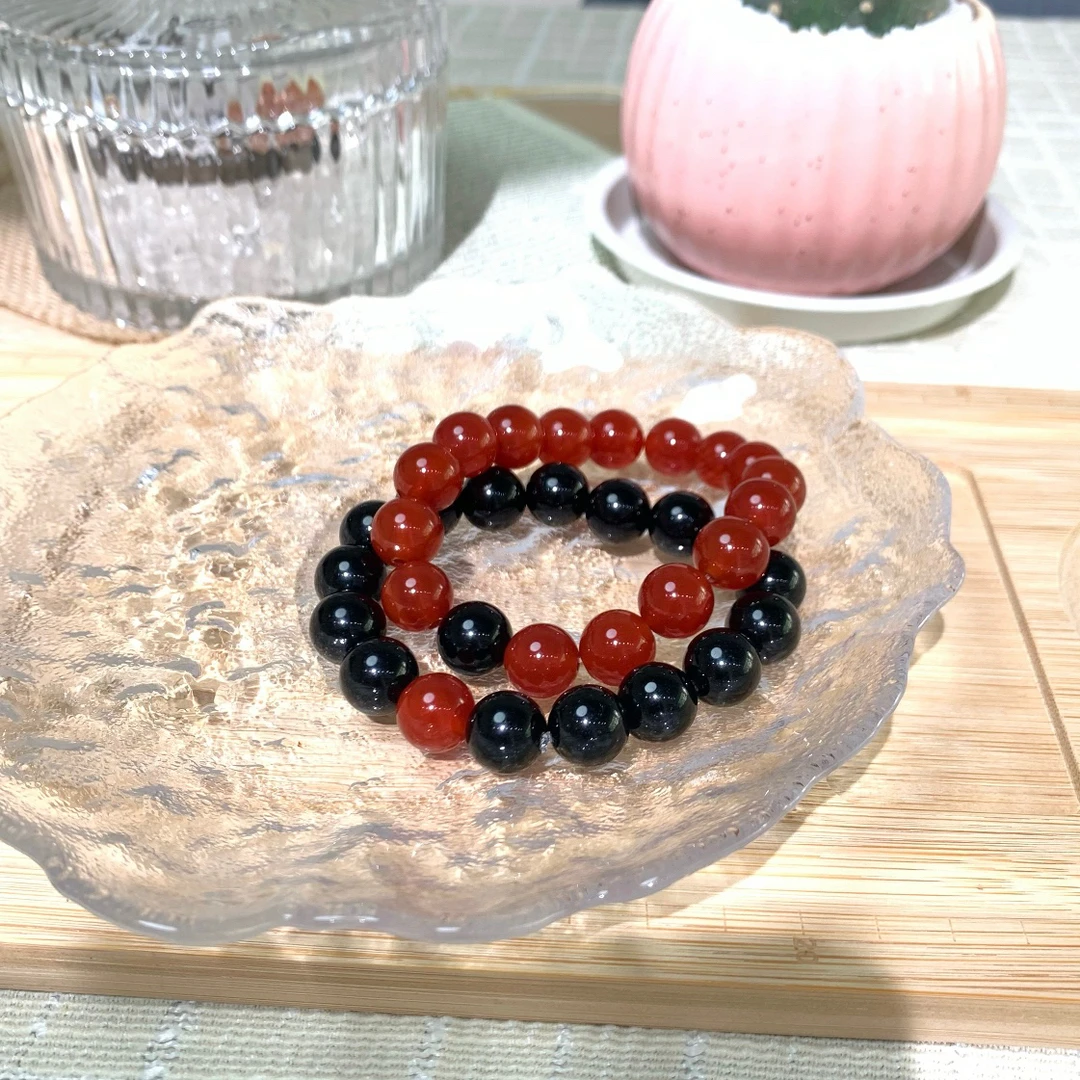 天然玛瑙手串中国风男女通用