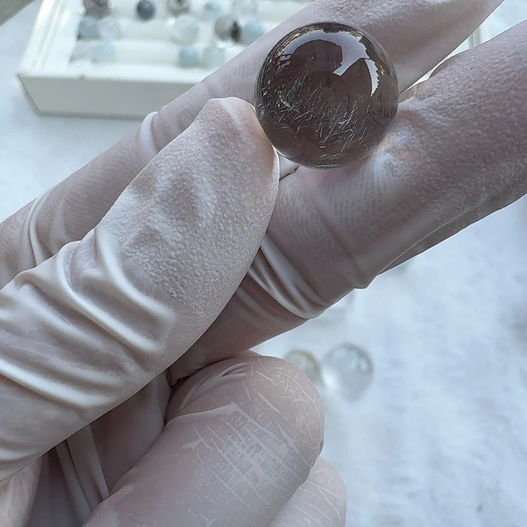 水晶珠宝半成品未镶嵌❤***μ铅笔发14mm定制