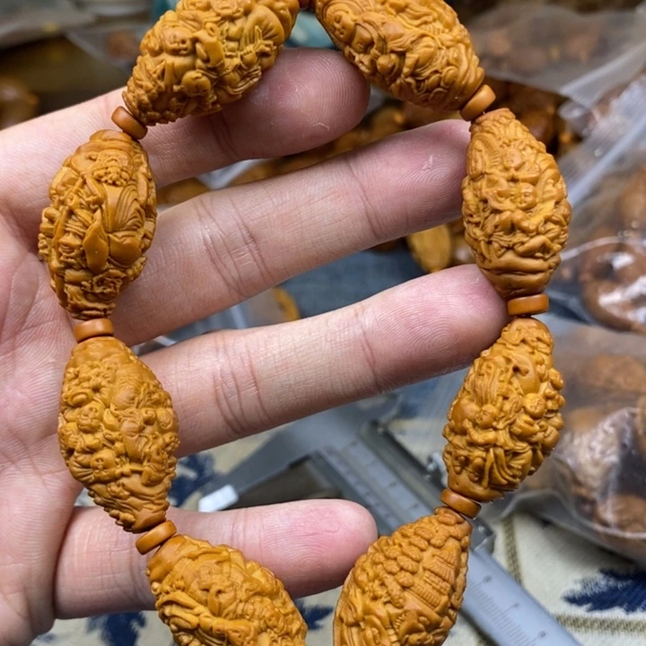 橄榄核手串/手链橄榄核雕工艺手串