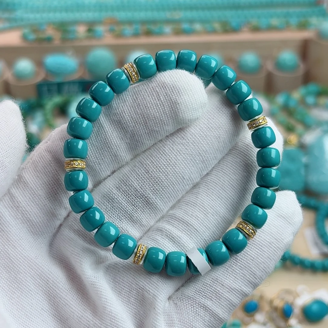 绿松石未镶嵌珠宝奇石（泡油）