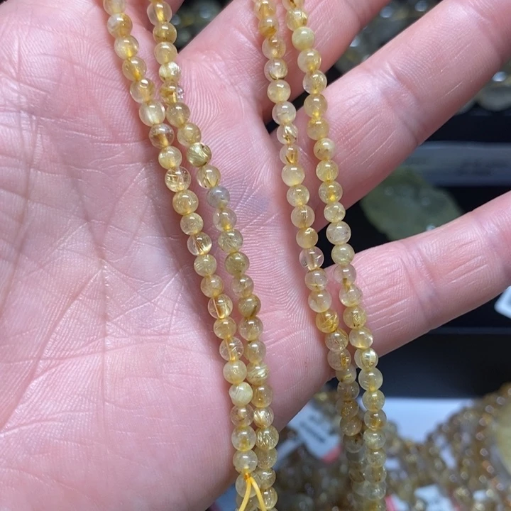 水晶手链未镶嵌天然发晶手链