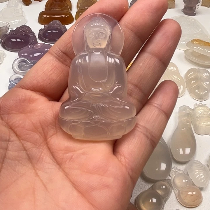 玛瑙/玉髓未镶嵌颈饰