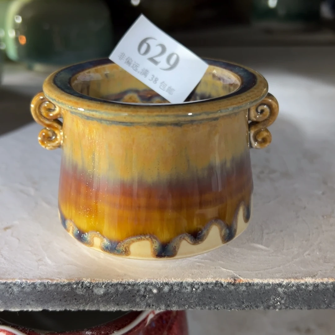 红陶景德镇手工花盆