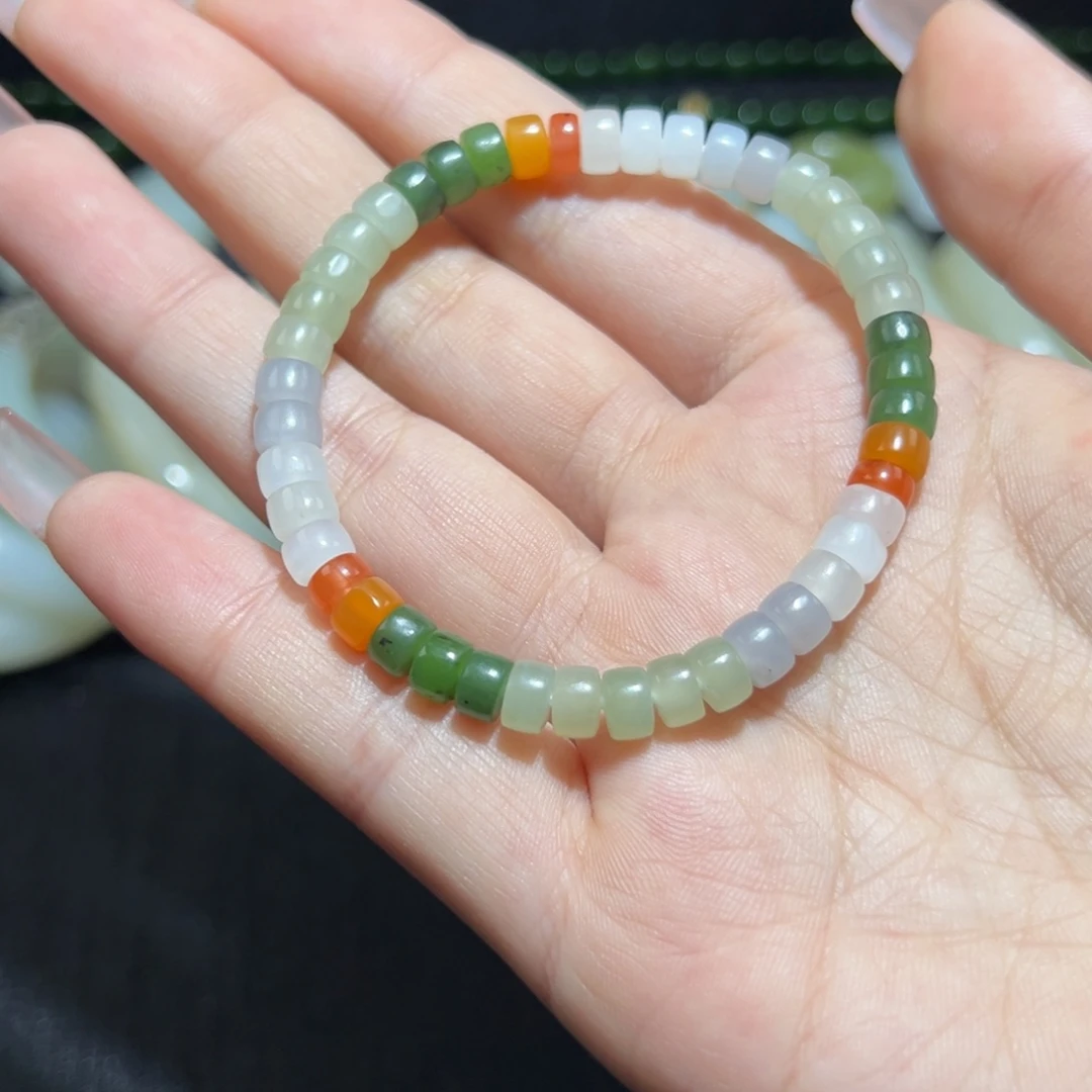 和田玉未镶嵌手串