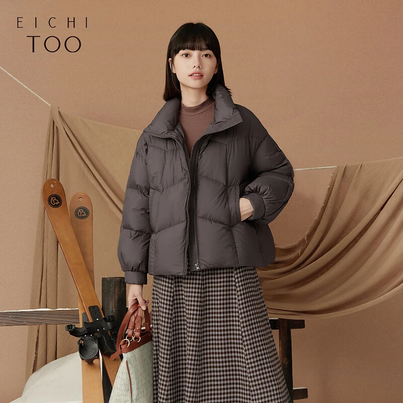 爱居兔轻盈保暖云朵泡芙系列面包服羽绒服EWRAJ4N008A