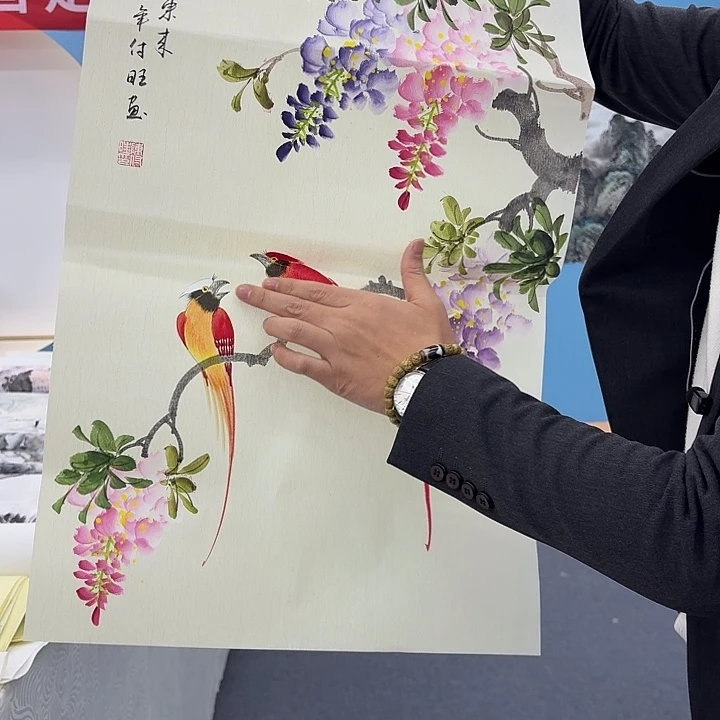 国画手绘国画作品