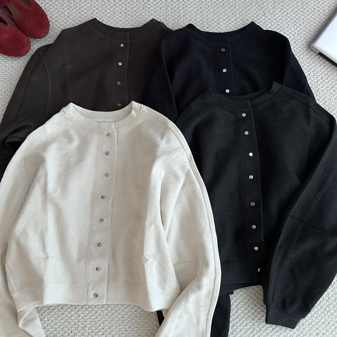【椿屿凡】秋季小个子版四色棒球服短外套