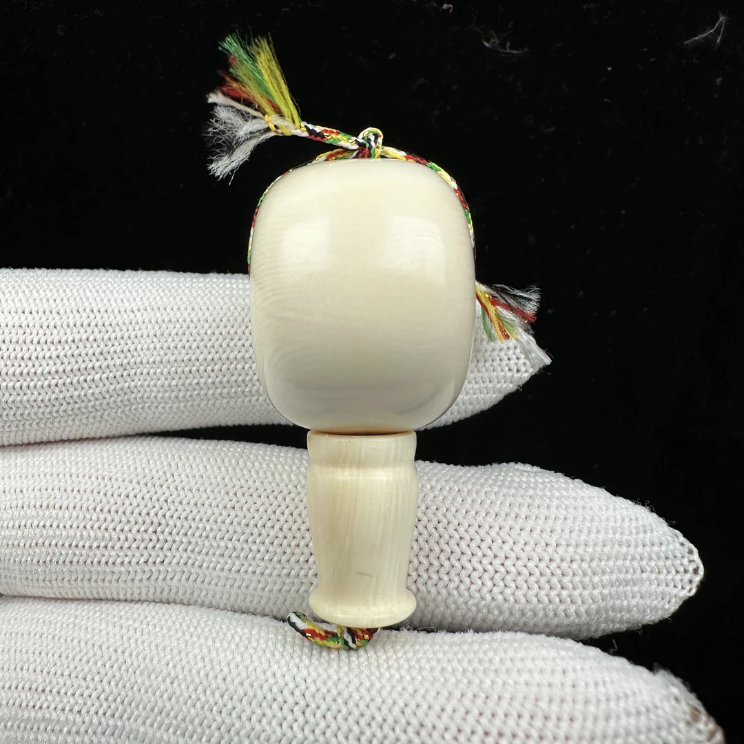 S3476天然猛犸牙 三通 19.5X41.6mm支持鉴定 假一罚四