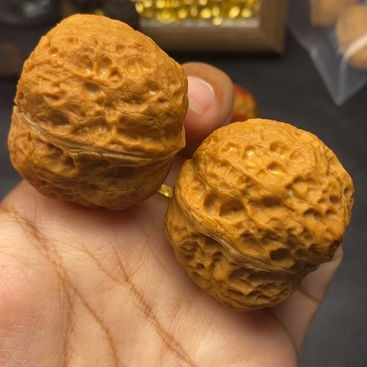 把件文玩核桃40尺肥蟾