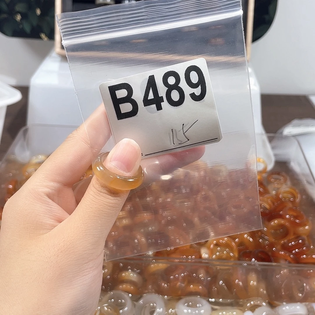 玛瑙/玉髓戒指合金489