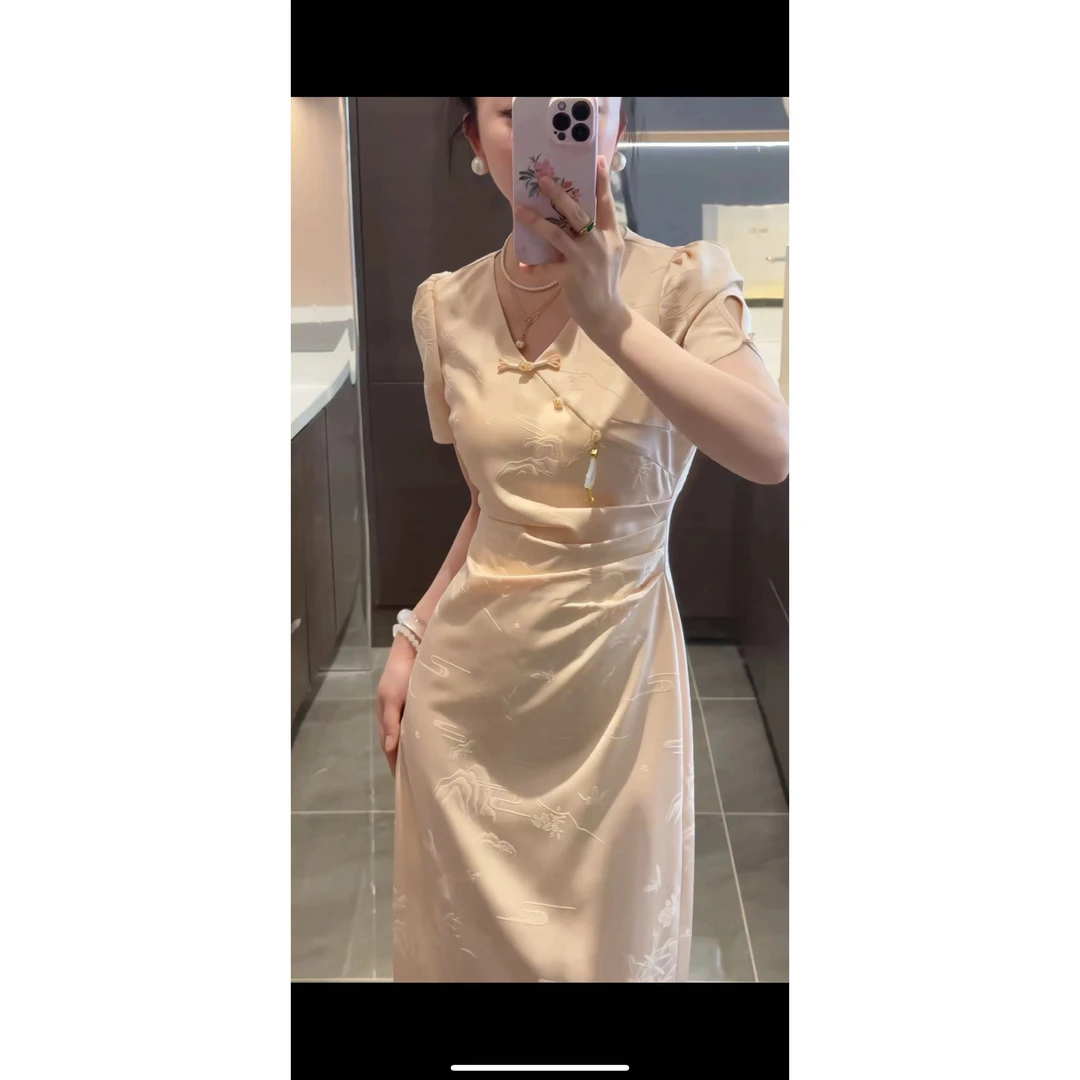 【婉婉定制】【淡颜少女】旗袍预CDX4QP281B