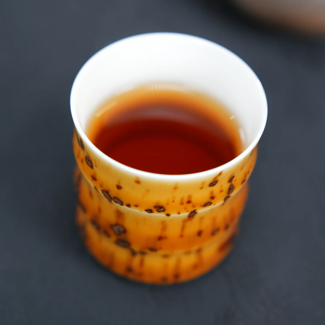 湘妃瓷 听秋斑竹杯-郑家小口-