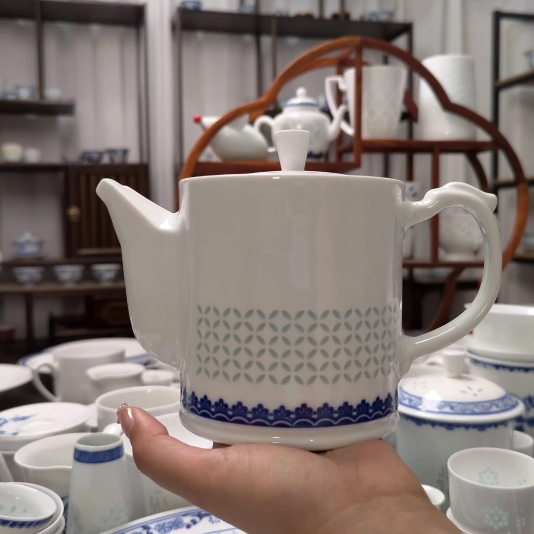 瓷清幽咖啡壶一个800毫升