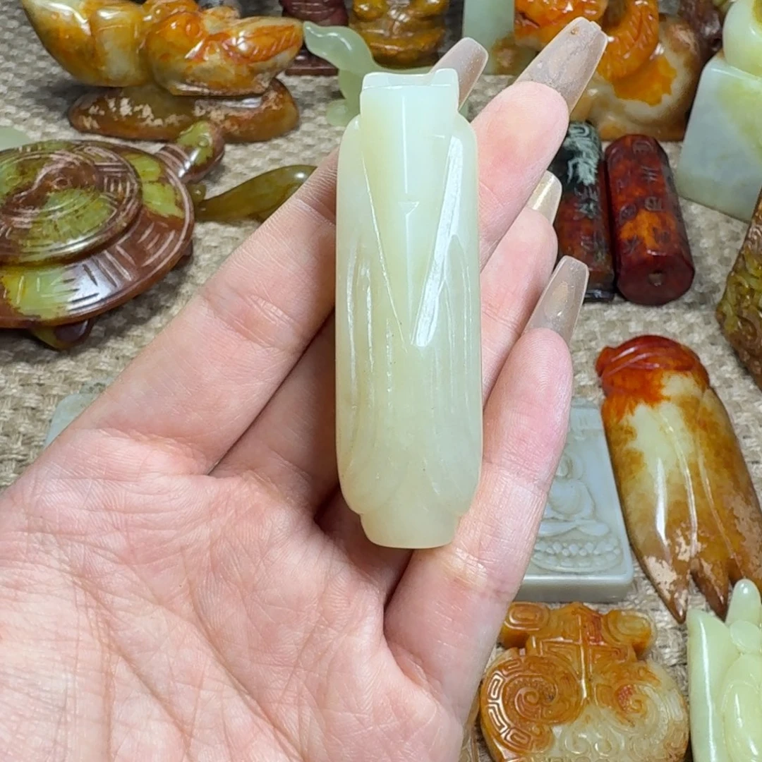 白玉菩提吊坠挂件