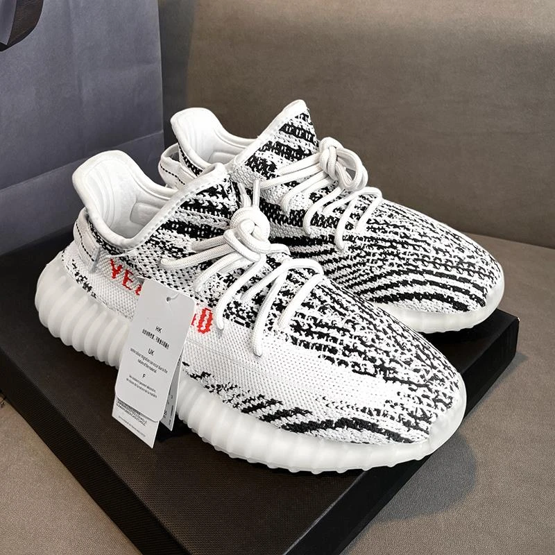 RITCHYNIKE椰子鞋350男鞋正品白斑马2025新款夏季透气官方休闲网