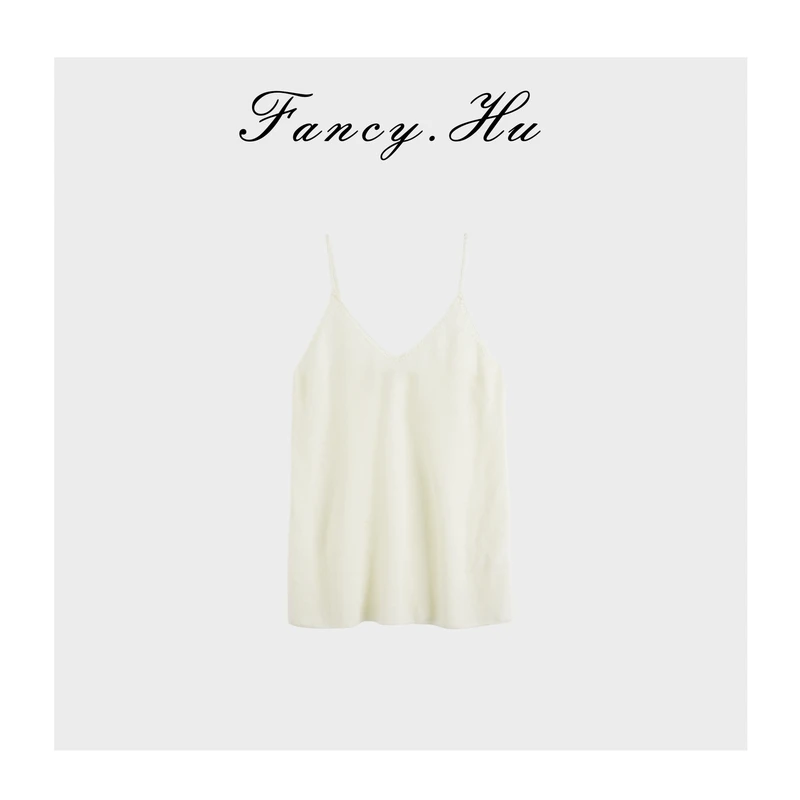 【Fancy.Hu】钩花边时尚百搭吊带背心FG2601131-1