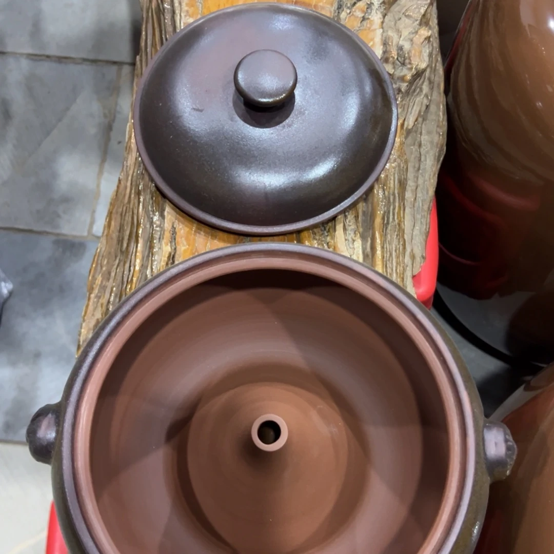 安***丶陶瓷建水紫陶气锅