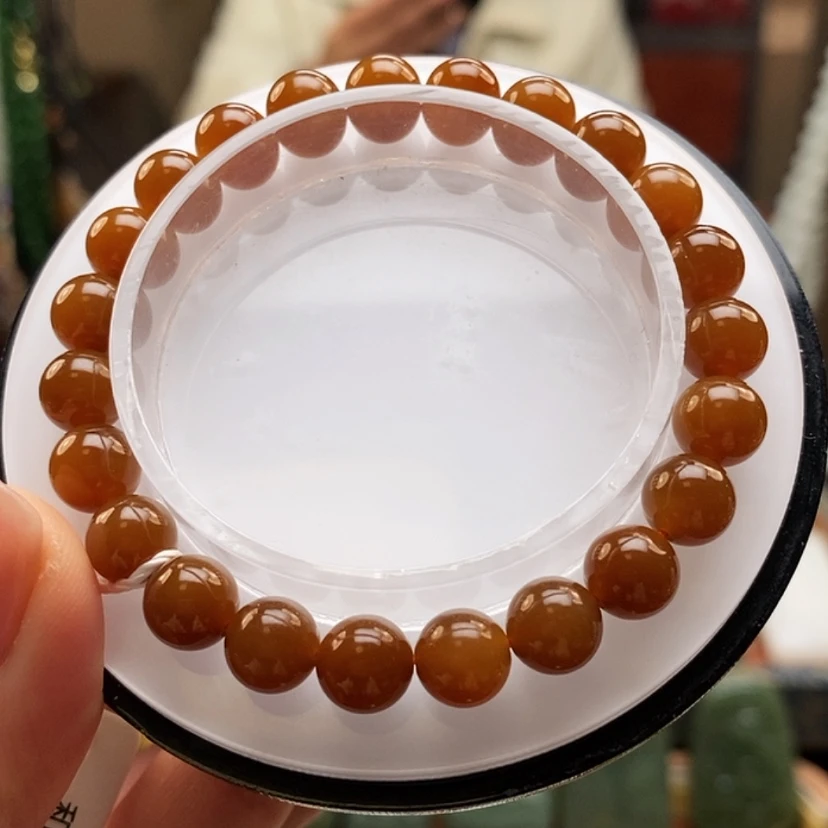 【闪购商品】未镶嵌手链和田玉（糖玉）