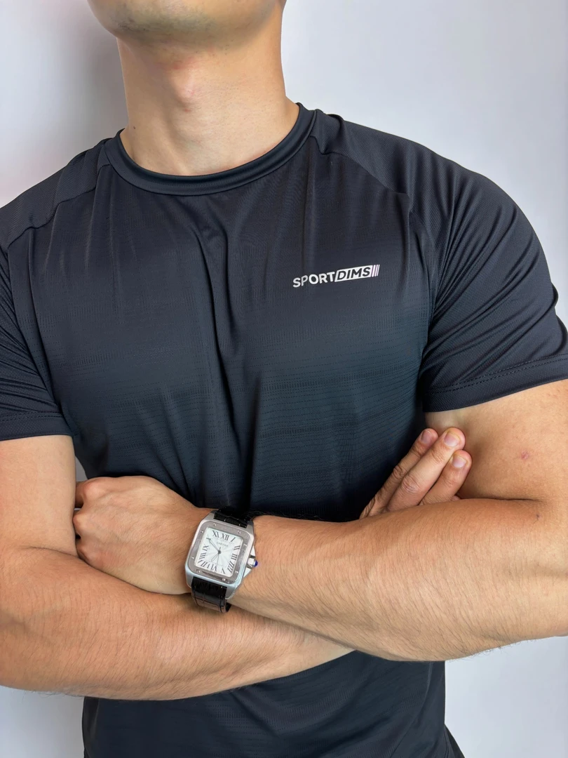 速干短袖男夏季修身t恤高级感休闲训练运动健身短袖圆领2025新款