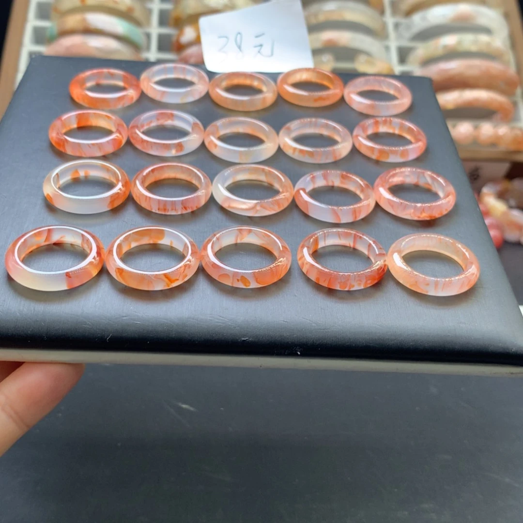 【闪购商品】未镶嵌戒指玛瑙/玉髓发一个