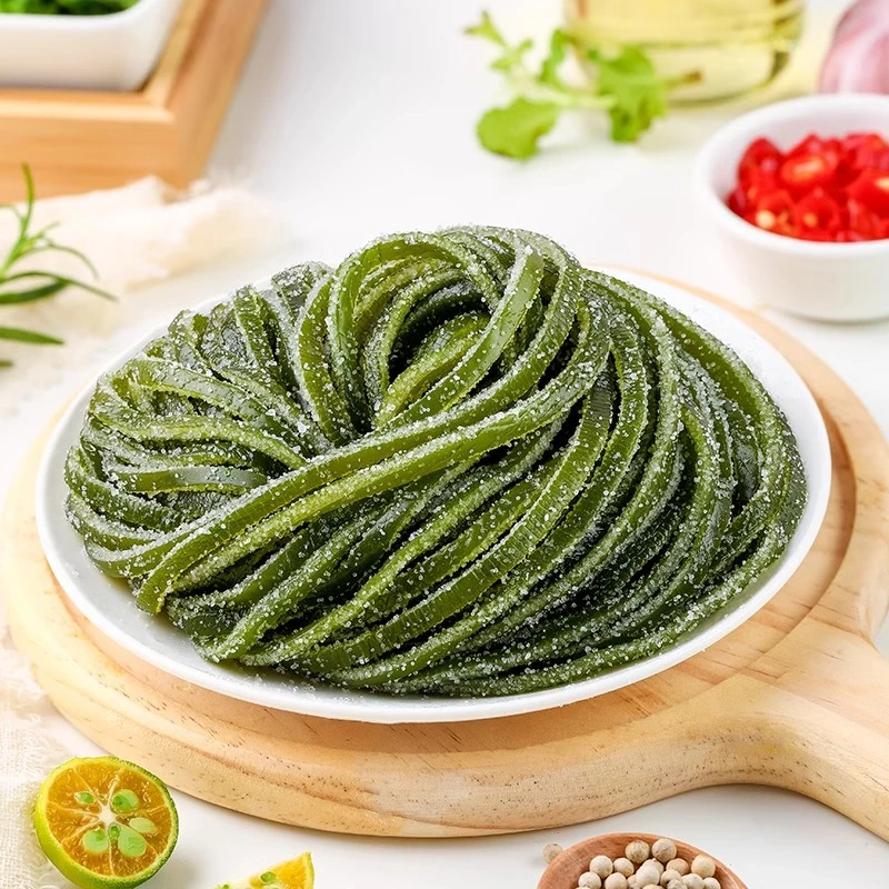 2025新下头茬新鲜盐渍海带丝带箱5斤