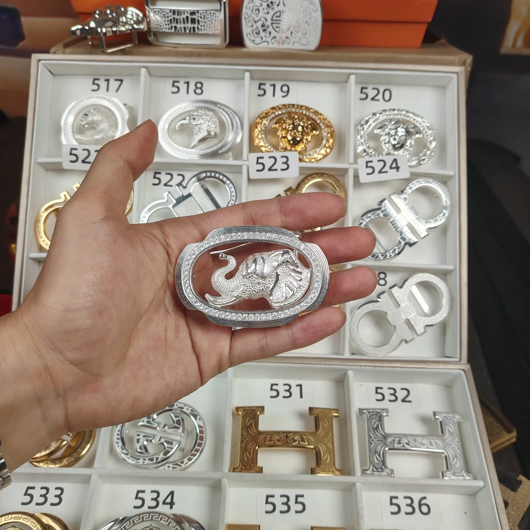 4.0板扣内穿 925银吉祥如意扣头 单独扣头