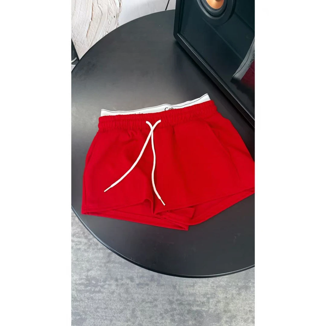 《现货》【CC】夏季新款时尚松紧腰防走光百搭假两件短裤Ani-B1003