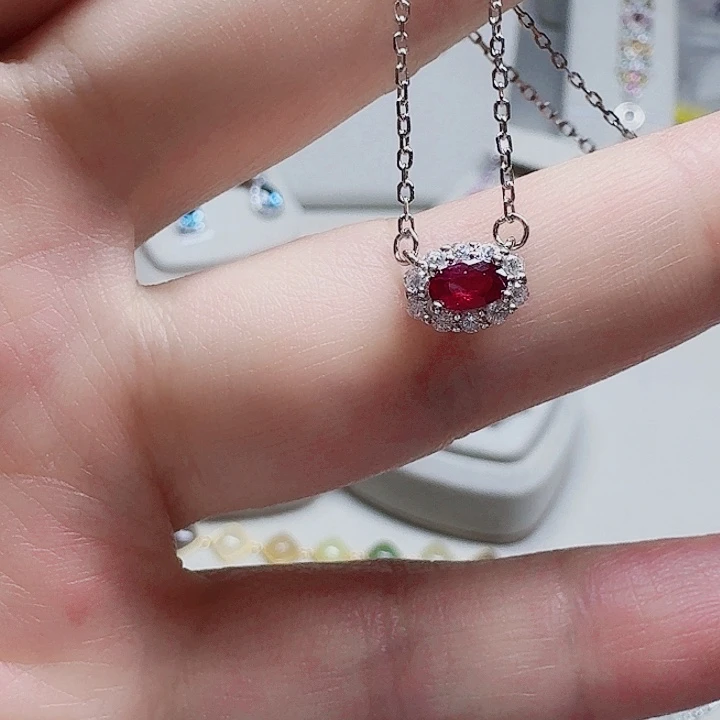 吊坠925银合成立方氧化锆