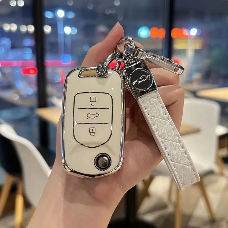 专用五菱汽车钥匙套缤果宏光宾果悦也晴空扣宝骏kiwi新款男女壳扣