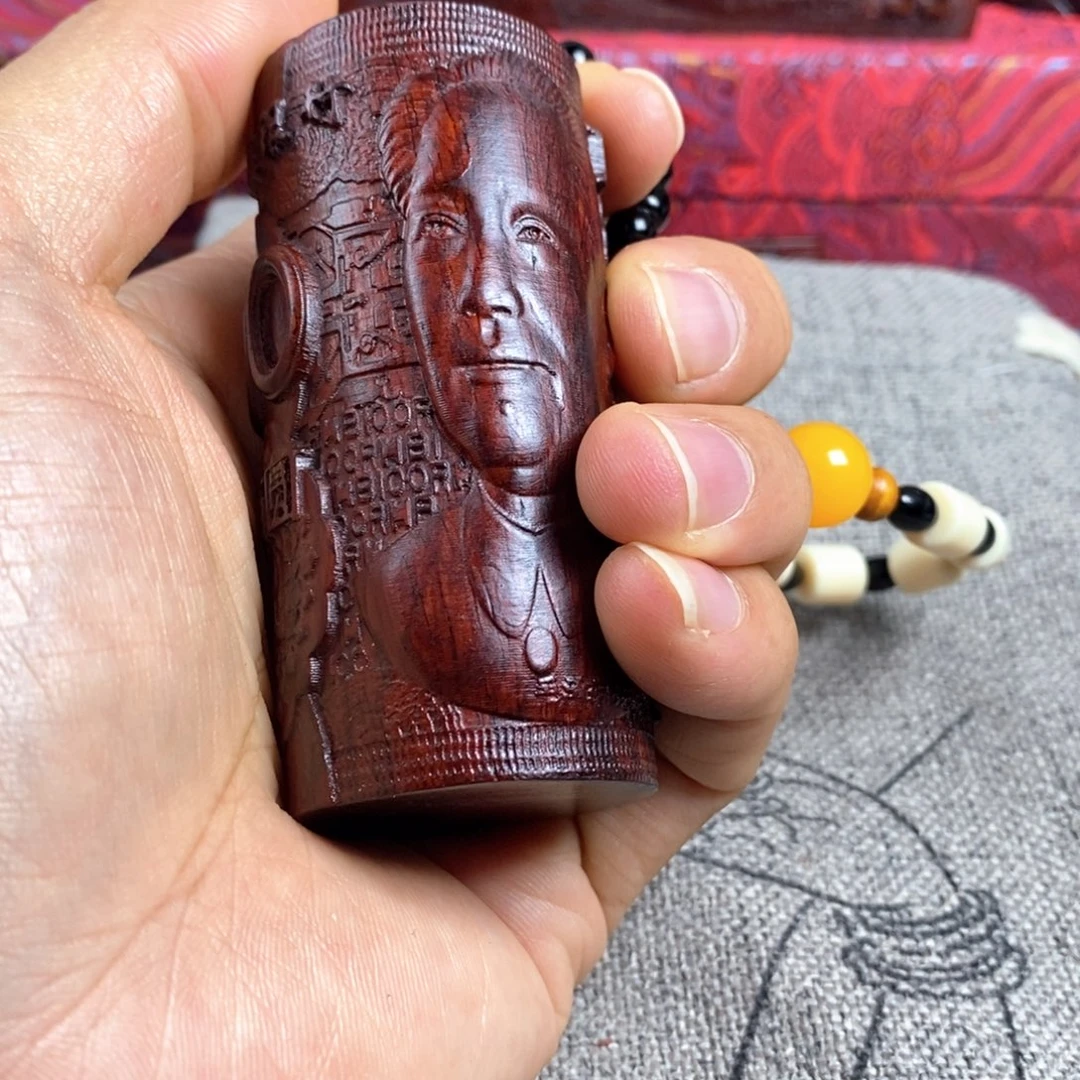 木紫檀木 手中有钱 1个头