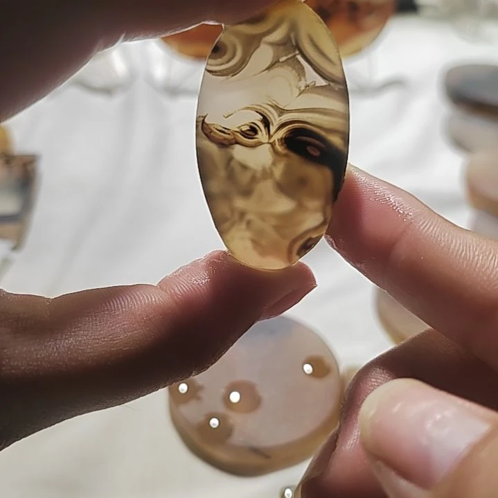 玛瑙/玉髓合金颈饰