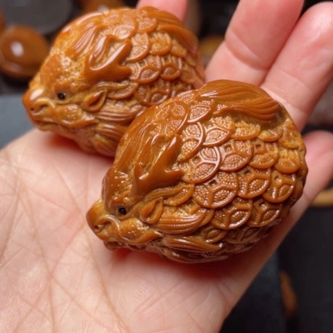 【闪购商品】手串/手链橄榄核35左右金币龙龟手球