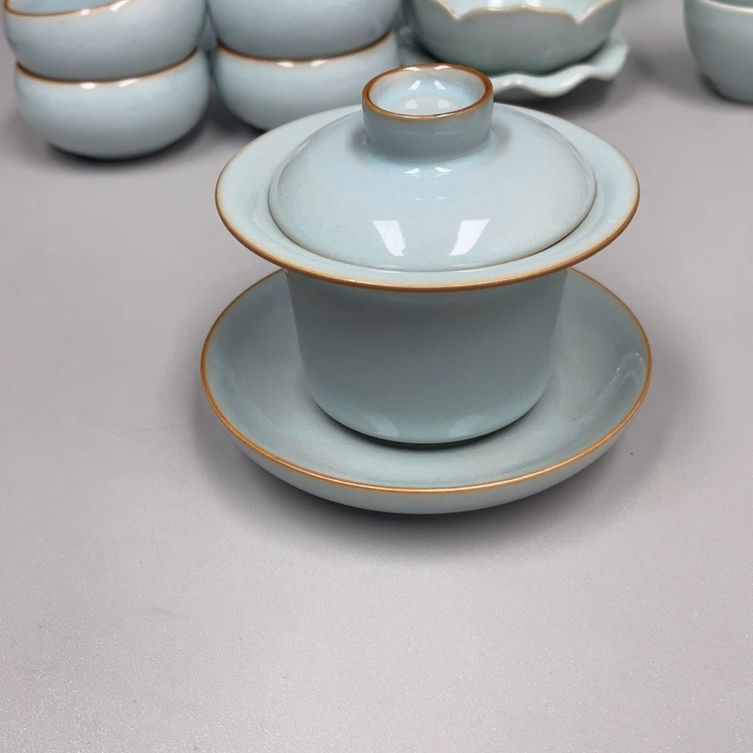 阳***岸瓷天青色张君老师瑕三才马蹄