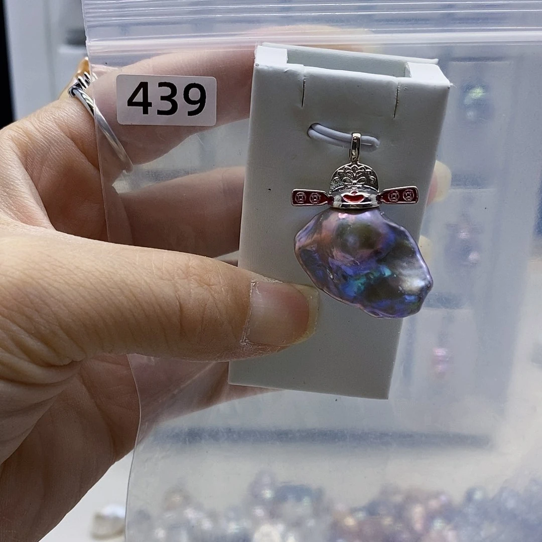 颈饰合金淡水珍珠