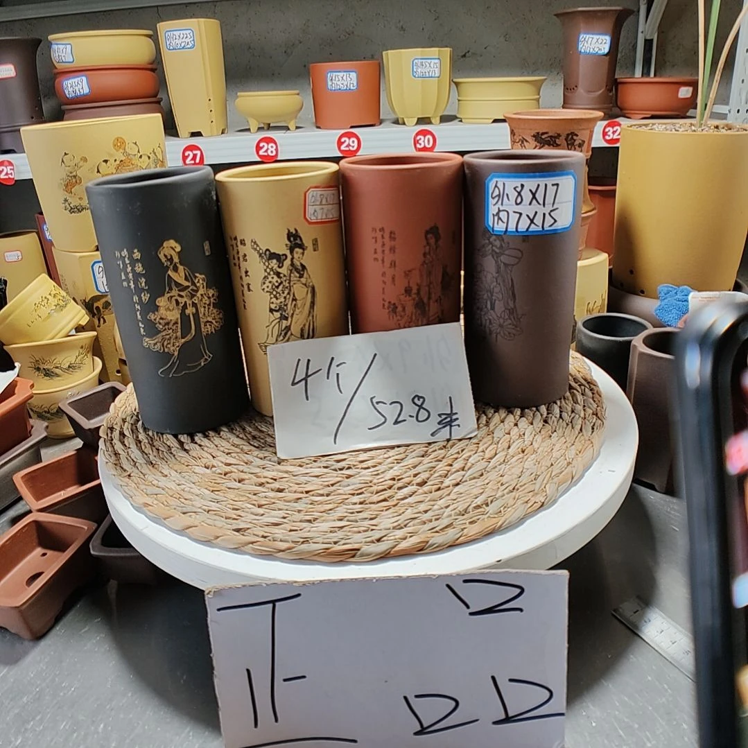 宜兴紫砂花盆34356