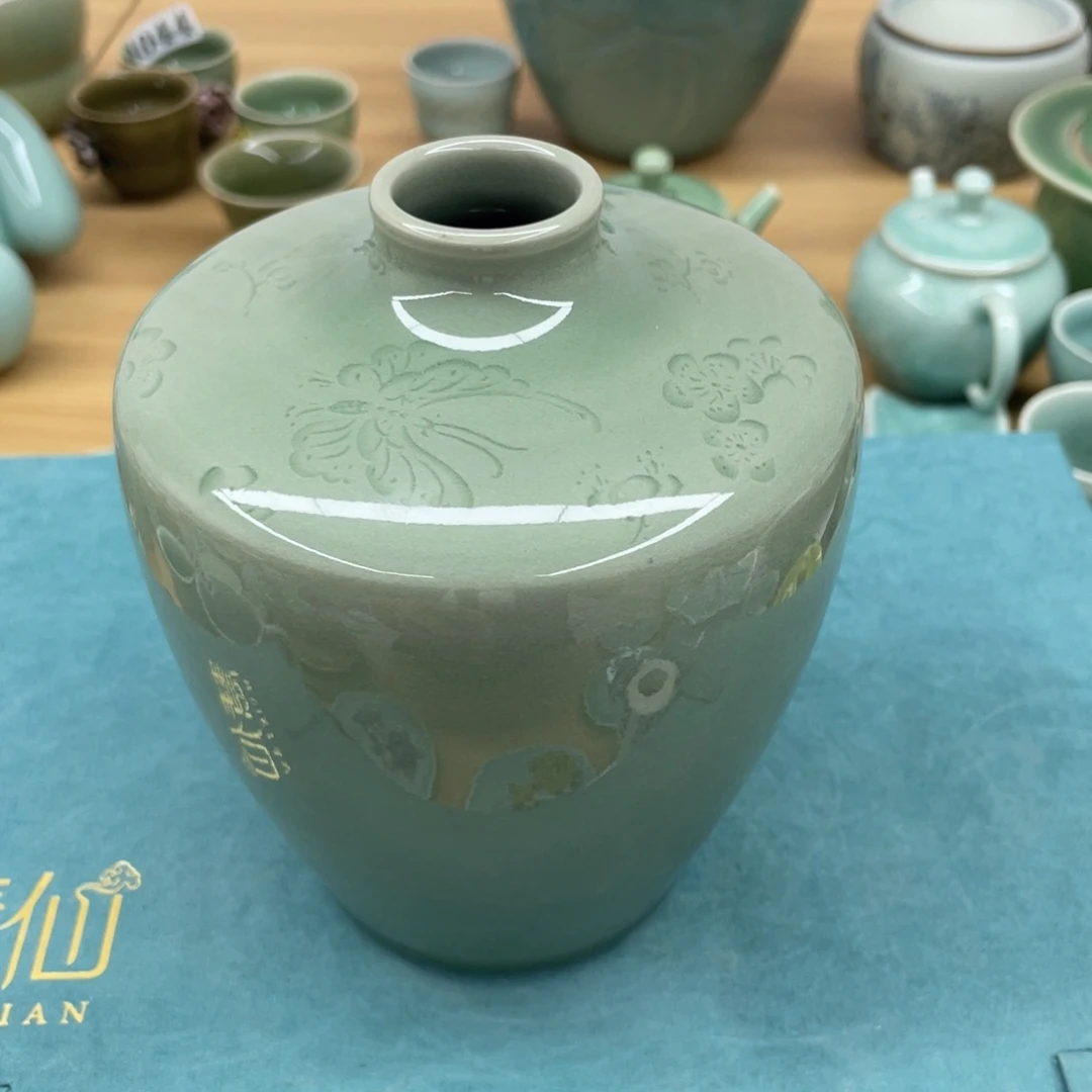 柴烧微瑕特价福利青瓷青瓷