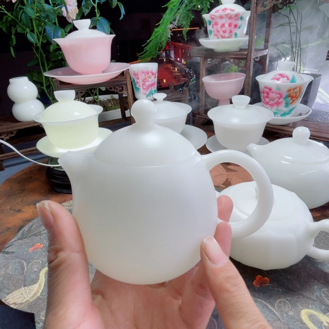 忽*道璞玉素烧龙蛋壶来咯哦哦
